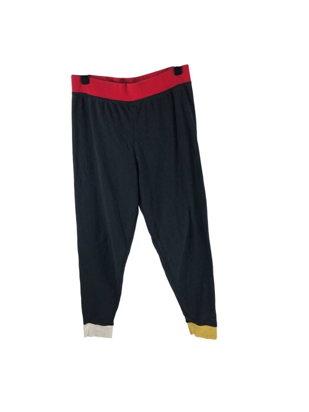 Sleepy Jones Womens Lounge Pajama Jogger Pants Colorblock Black M